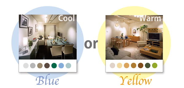blue or yellow｜カラーコーディネート